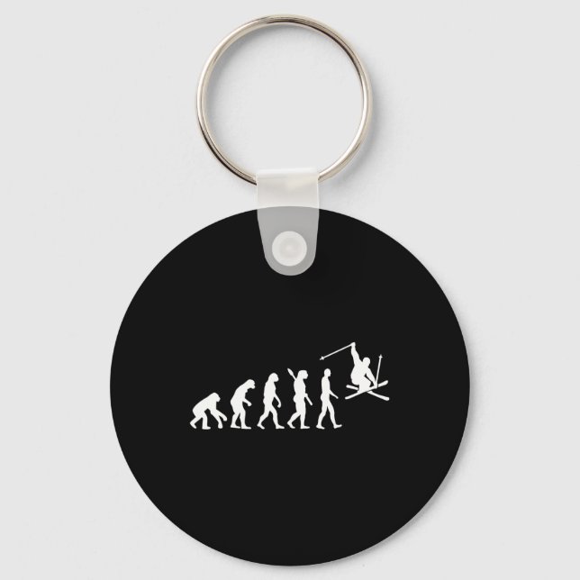Evolution Freestyle Skiing  Keychain (Front)