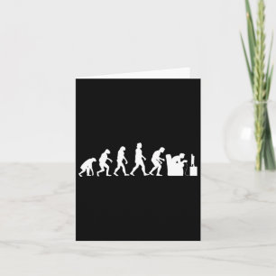 Evolution Funny Retro Video Game Gamer Nerd Gift 1 Card