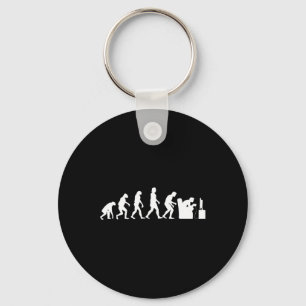 Evolution Funny Retro Video Game Gamer Nerd Gift 1 Keychain