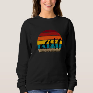 Evolution Graphic Golfer Golf Player Golfing Golf Sweatshirt