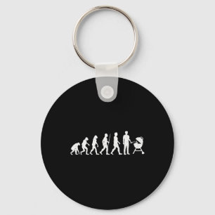 Evolution Grilling Funny Bbq Grill Rbecue Keychain