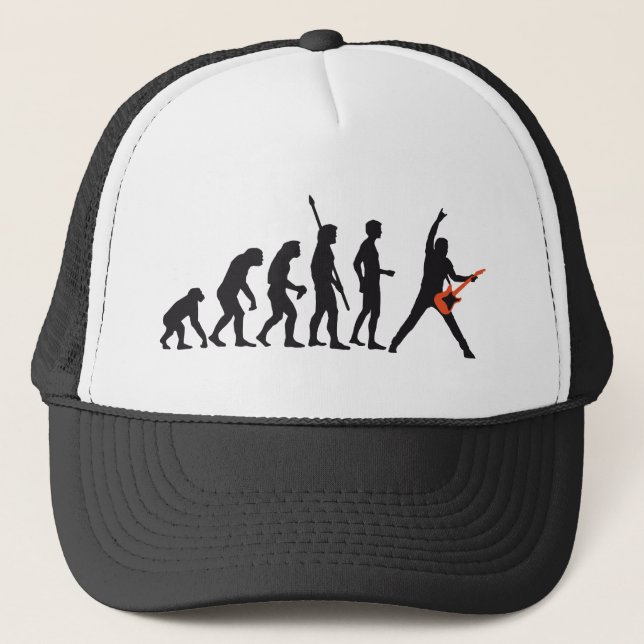 evolution guitar trucker hat (Front)