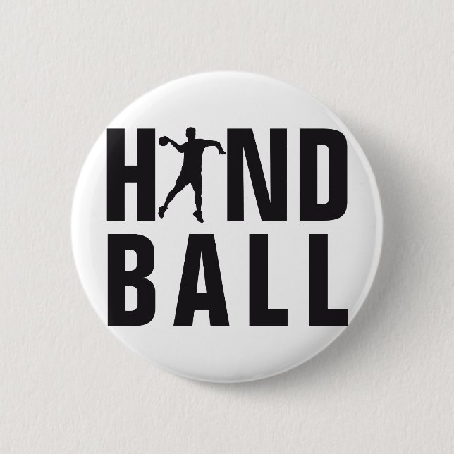 evolution handball 2 inch round button (Front)