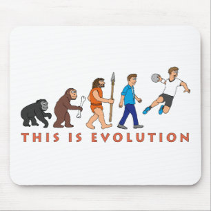 Evolution Handball Comic Style Mouse Pad