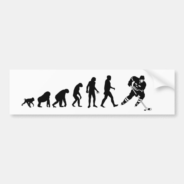 Evolution Hockey Bumper Sticker (Front)