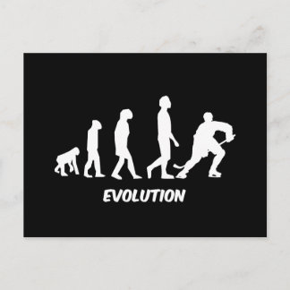 evolution hockey postcard