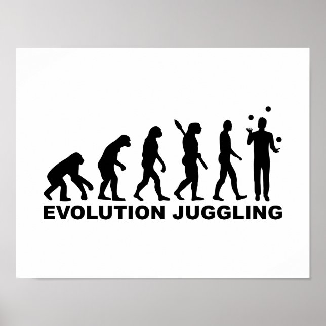 Evolution Juggling Poster (Front)