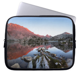 Evolution Lake Sunset Alpenglow - John Muir Trail Laptop Sleeve
