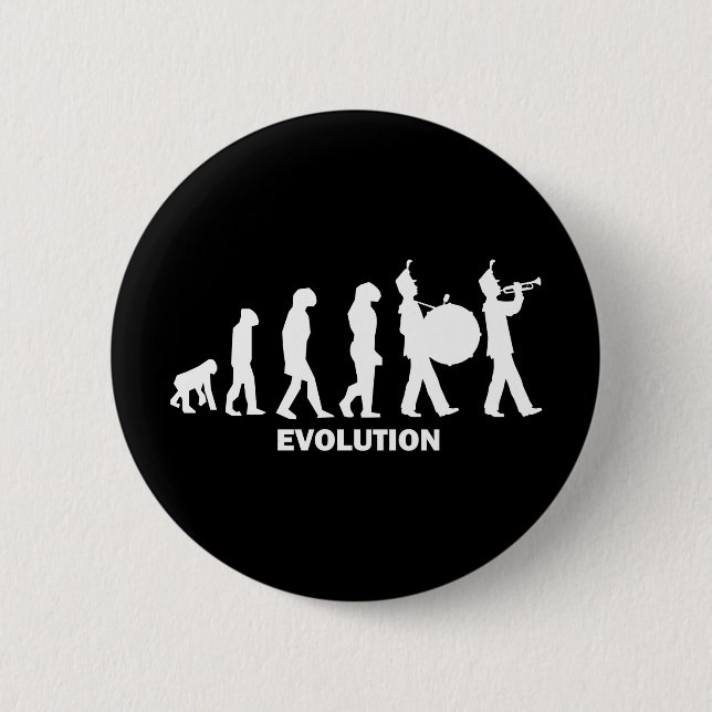 evolution marching band 2 inch round button (Front)