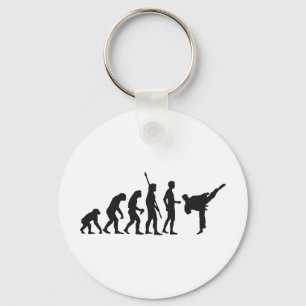 evolution martial arts keychain