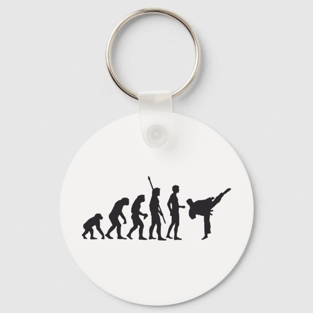 evolution martial arts keychain (Front)