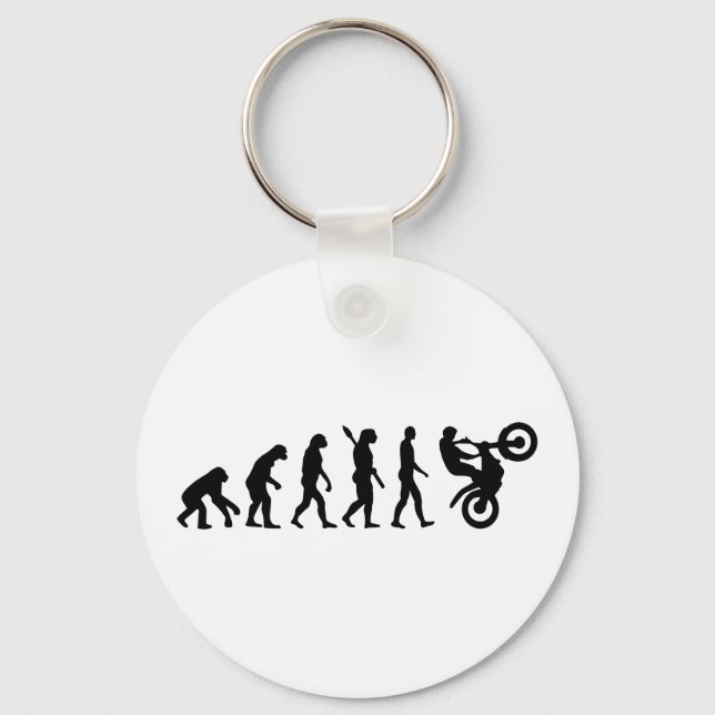 Evolution Motocross racing Keychain (Front)