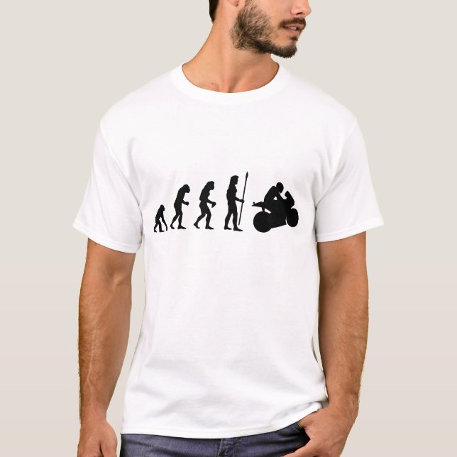 evolution motor bike T-Shirt (Front)