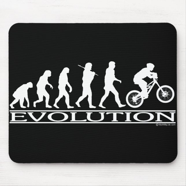 Evolution - Mt Biking Mouse Pad (Front)