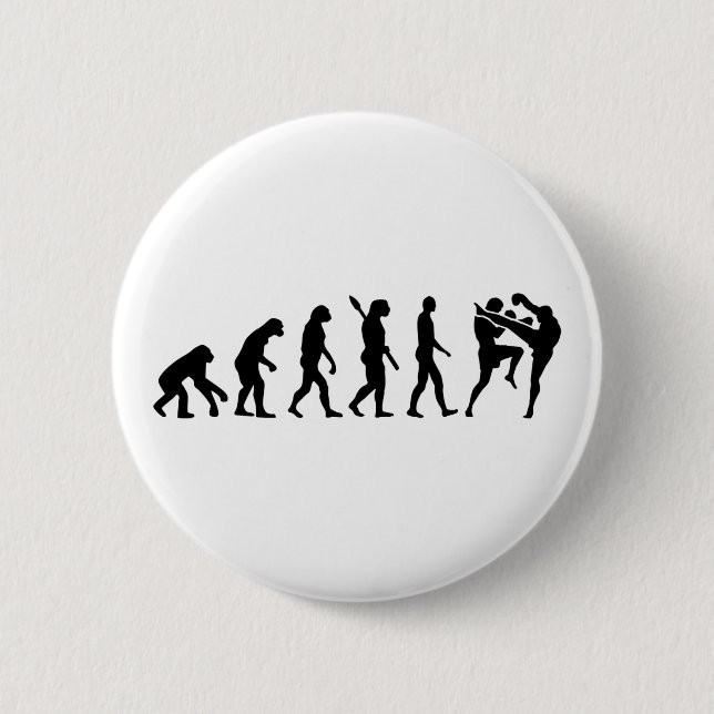 Evolution Muay Thai 2 Inch Round Button (Front)