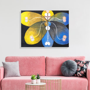 Evolution No. 9   Hilma af Klint   Canvas Print