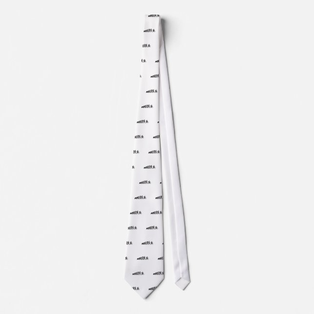 Evolution of a Cyclist Mens Black or Blue Cycling Tie (Front)