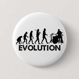 Evolution of a Drummer 2 Inch Round Button