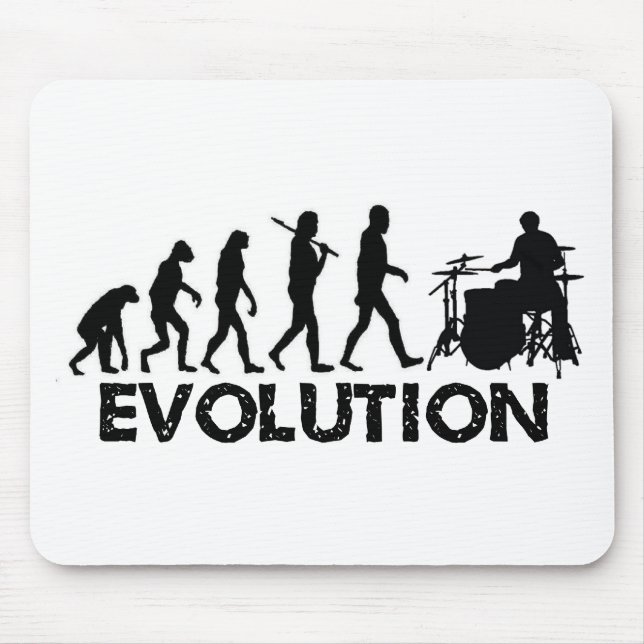 Evolution of a Drummer Mouse Pad (Front)