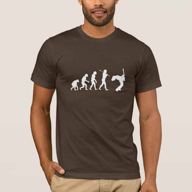 Evolution of a Guitar Player T-Shirt (Front)