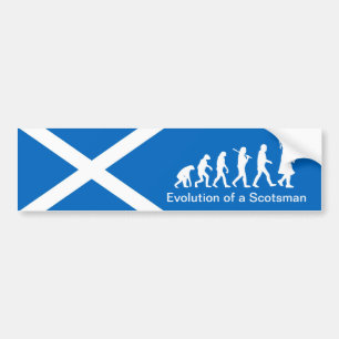 Evolution of a Scotsman Car Bumper Sticker