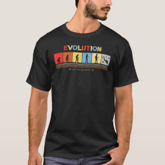 Evolution Of A Scuba Diver 70s Retro Look Scuba Di T-Shirt