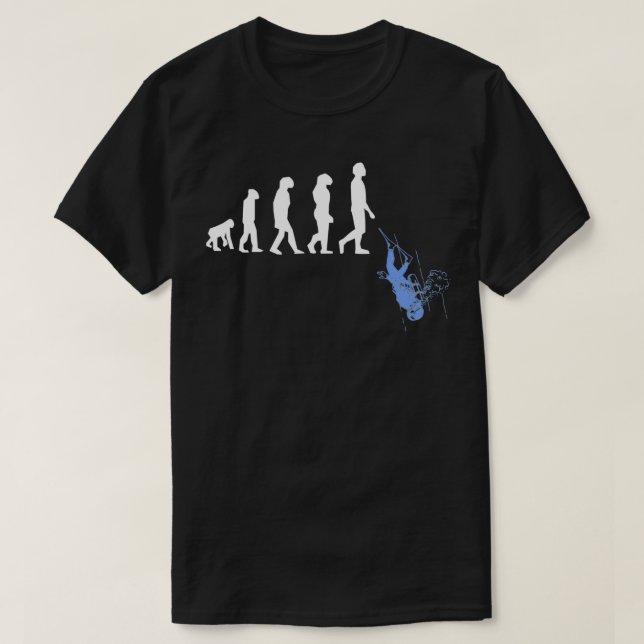 Evolution Of A Scuba Diver Divemaster Snorkel Scub T-Shirt (Design Front)