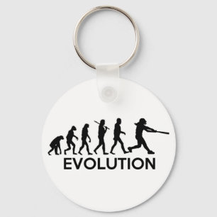 Evolution of a Softball Player Keychain