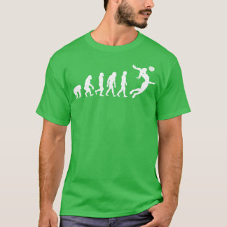 Evolution of a Volleyball Girl T-Shirt