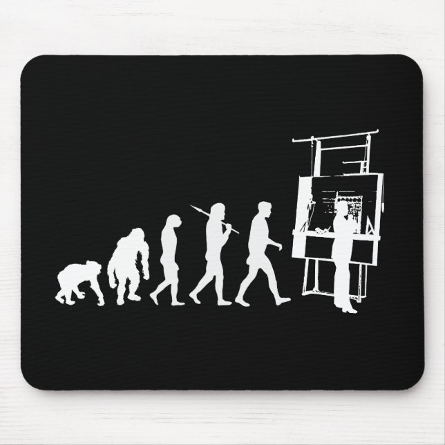 Evolution of Architecture Architects Draftsmen Mouse Pad (Front)