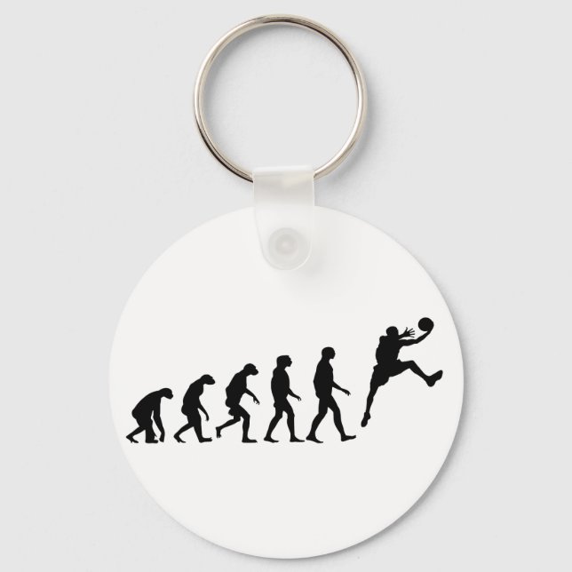 Evolution of Basketball Keychain (Front)