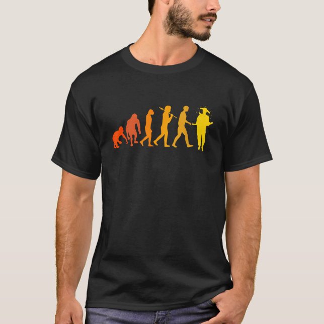 Evolution of bees beekeeper gift  T-Shirt (Front)