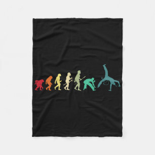 Evolution Of Capoeira - Brazilian Martial Arts Kic Fleece Blanket