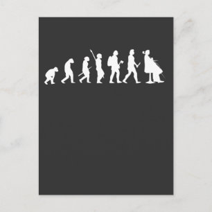 Evolution Of Cellist Funny Cello Lover Gift Postcard