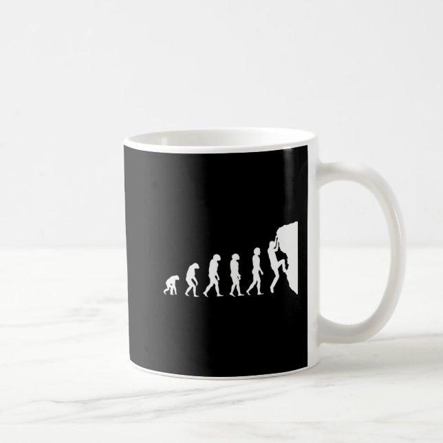 Evolution of Climbing  Coffee Mug (Right)