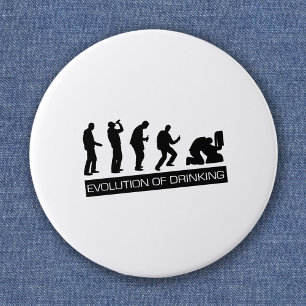 Evolution of Drinking 2 Inch Round Button