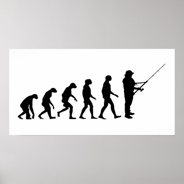 Evolution of Fishing Poster (Front)