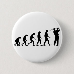 Evolution of Golf 2 Inch Round Button