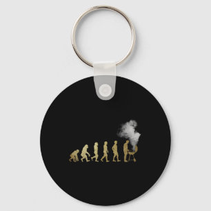 Evolution Of Grill Master - Grilling Gifts - I Do Keychain