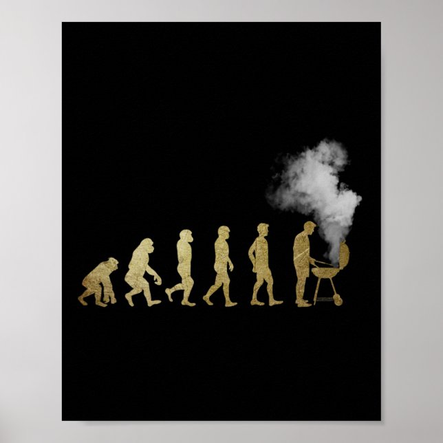 Evolution Of Grill Master - Grilling Gifts - I Do  Poster (Front)
