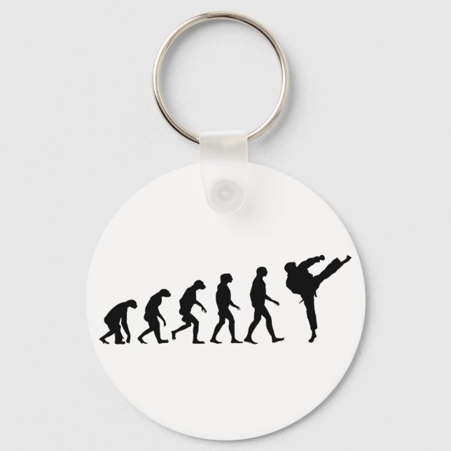 Evolution of Karate Keychain (Front)
