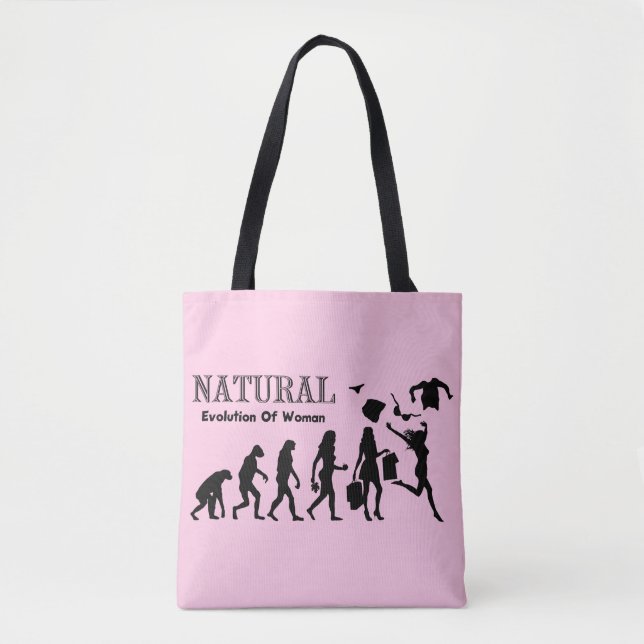 Evolution Of Liberated Woman Tote Bag (Front)