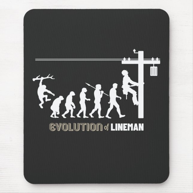Evolution of Lineman Mouse Pad (Front)
