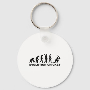 Evolution Of Man Cricket Shirt Keychain