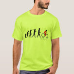 Evolution of Man into Cyclist Sportsman T-Shirt<br><div class="desc">XpeirEnc Outdoors has started a new collection inspired by the Evolution of Man into our current form of sportsman.  No matter what your favourite sport XpeirEnc is we have the Evolution for YOU.   What is Y OAR X?</div>
