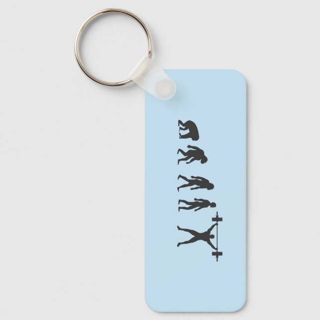 Evolution of Man Keychain (Front)