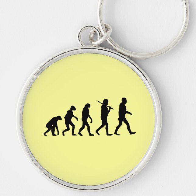Evolution of Man Keychain (Front)