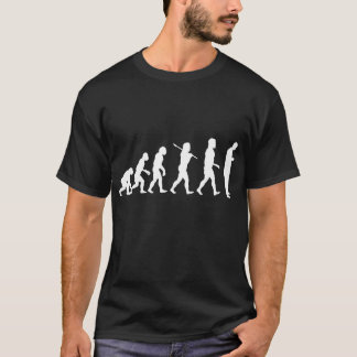 Evolution of Man Texting Dark T-Shirt