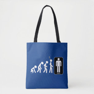Evolution of Men Tote Bag