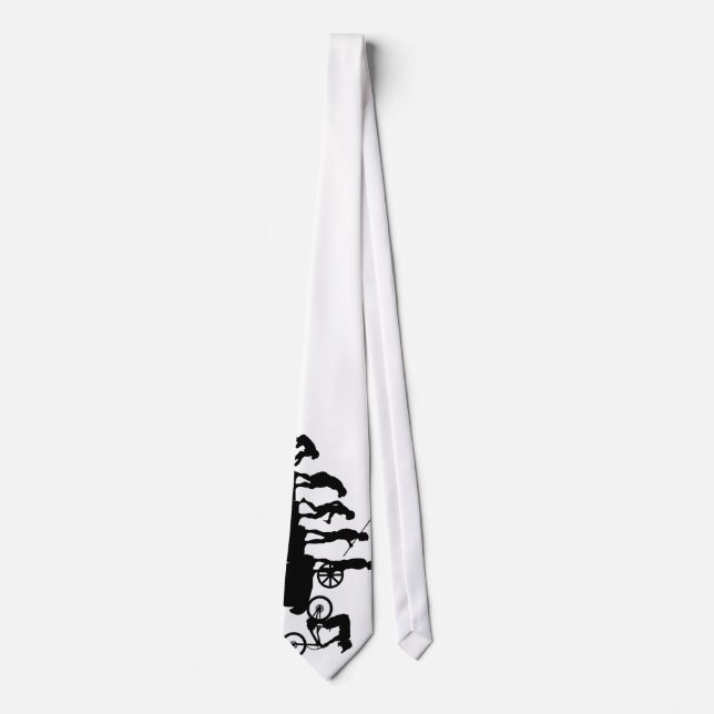 Evolution of Mountain Biker Tie (Front)